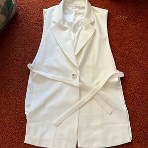 Long White Blazer